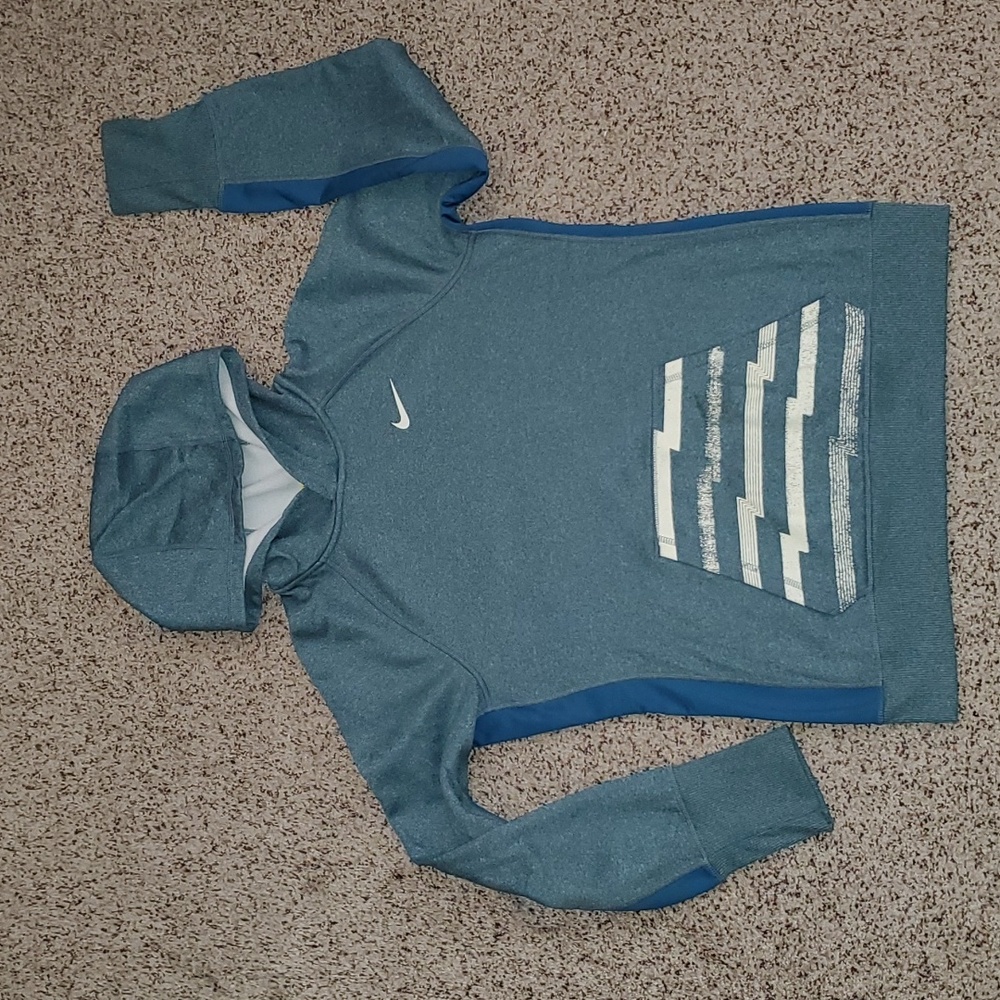 Nike Livestrong Therma Fit Pullover Athletic Printed Pullover Hoodie Sweatshirt